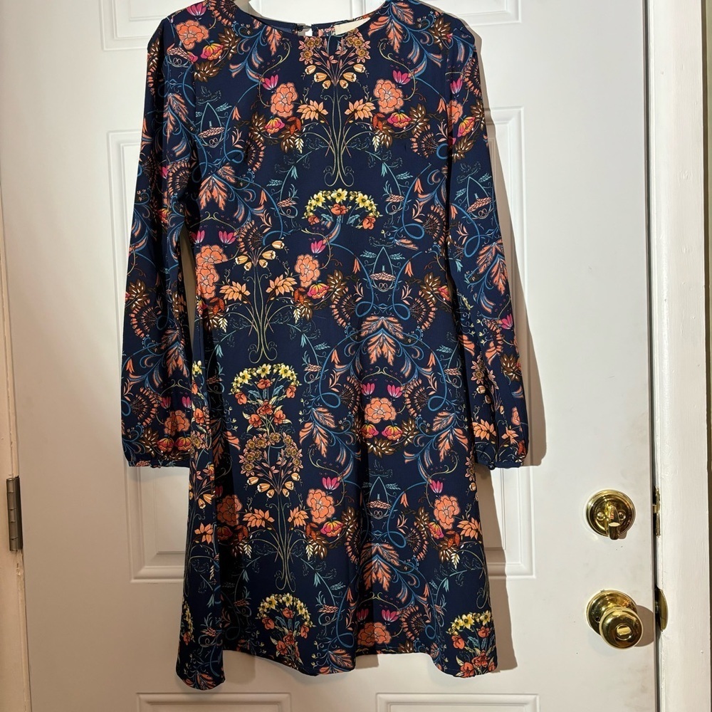 ❤️2/$15 or 3/$21❤️ I. Madeline L/S Floral Dress, Size XS